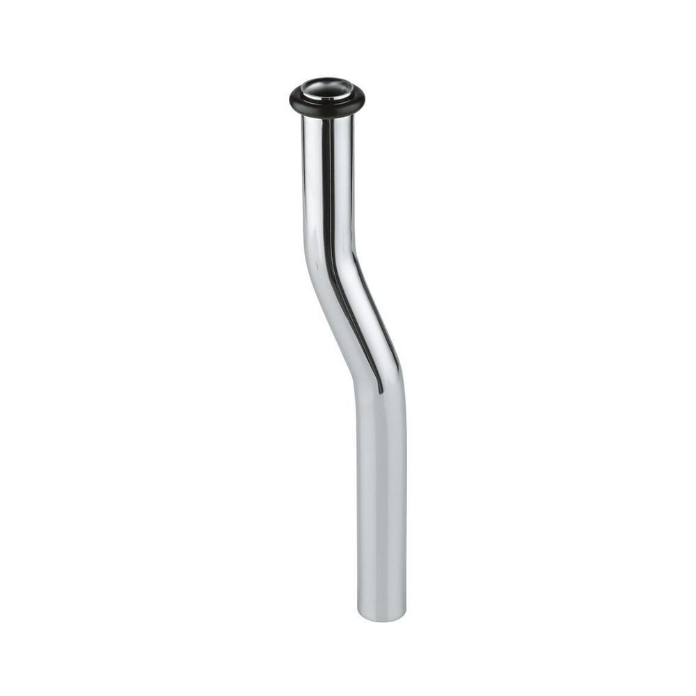 Grohe Tube de chasse pour urinoir 200x18 mm en laiton, coudé 20 mm, chromé, 37037000
