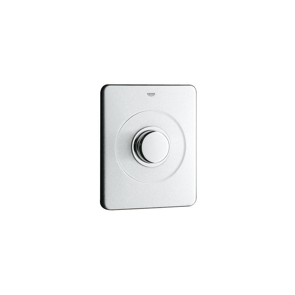 Plaque de finition Grohe pour mécanisme de chasse d'eau encastré, acier inoxydable, 43901000