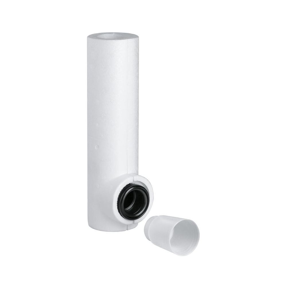 Tube de chasse encastré Grohe pour cuvette de WC encastrée, avec robinet de remplissage, clapet de vidange servo, longueur 280 mm, 43908000