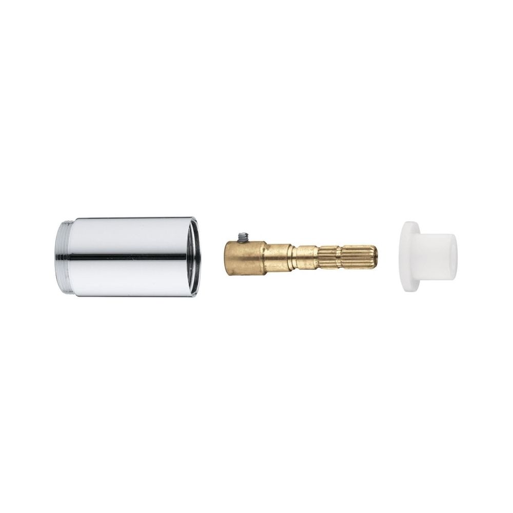 Grohe rallonge pour régulateur de débit, 37,5 mm pour robinets UP 1/2", 3/4", 1", chromé, 45565000