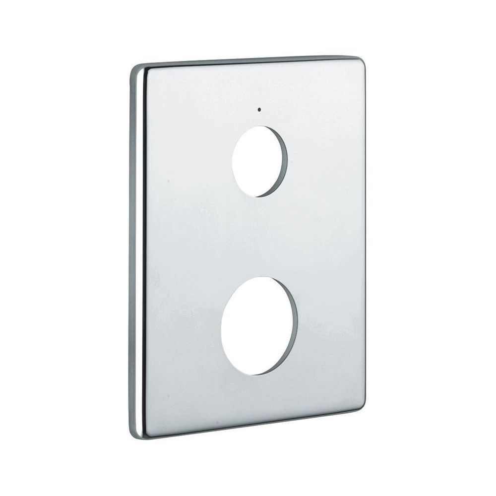 Plaque de recouvrement Grohe Eurodisc pour batterie de douche SE UP, finition chromée, référence 43541000