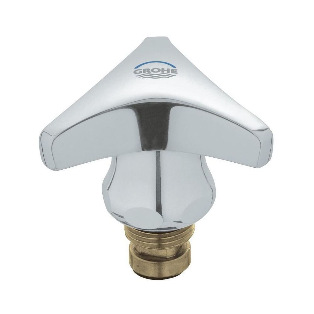 Tête supérieure Grohe, DN 10, poignée Trecorn, marquage bleu, chromé, 45966000