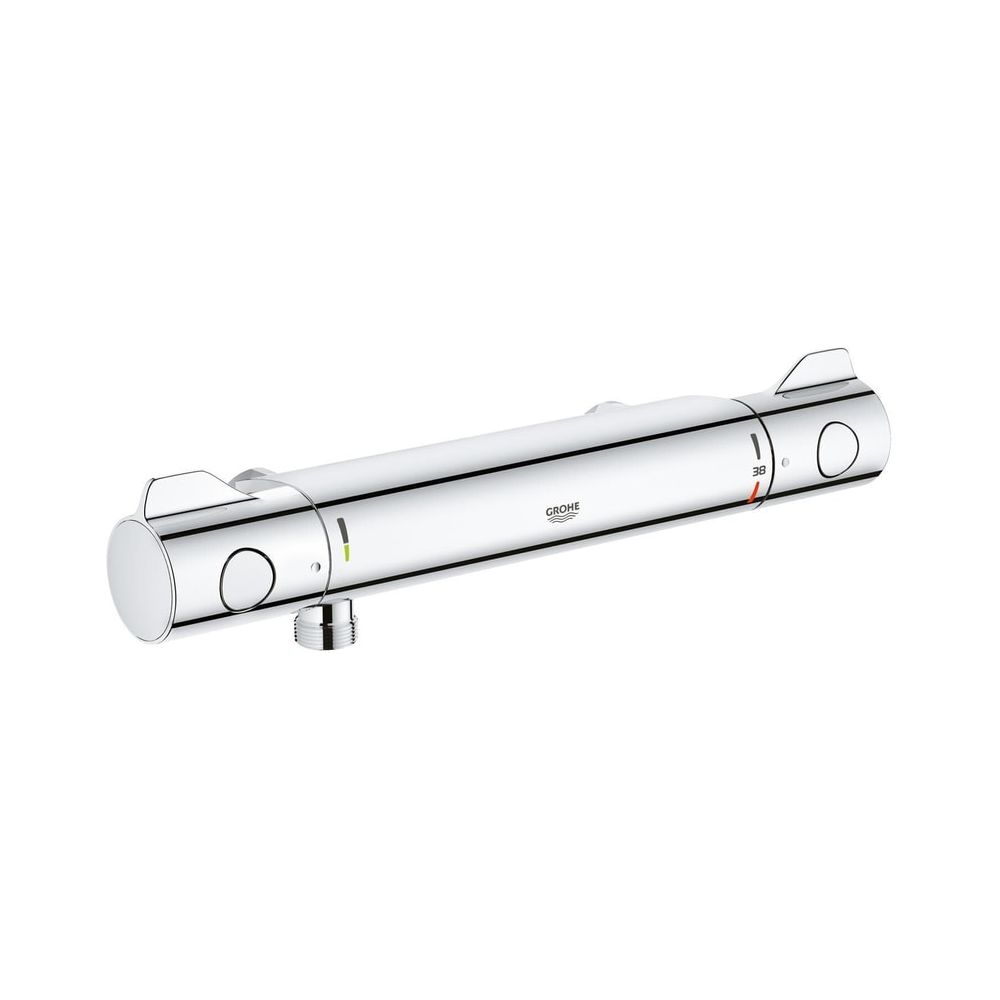 Grohe Grohtherm 800 Mitigeur thermostatique à encastrer, fixation murale, sans raccords, chromé, 34561000