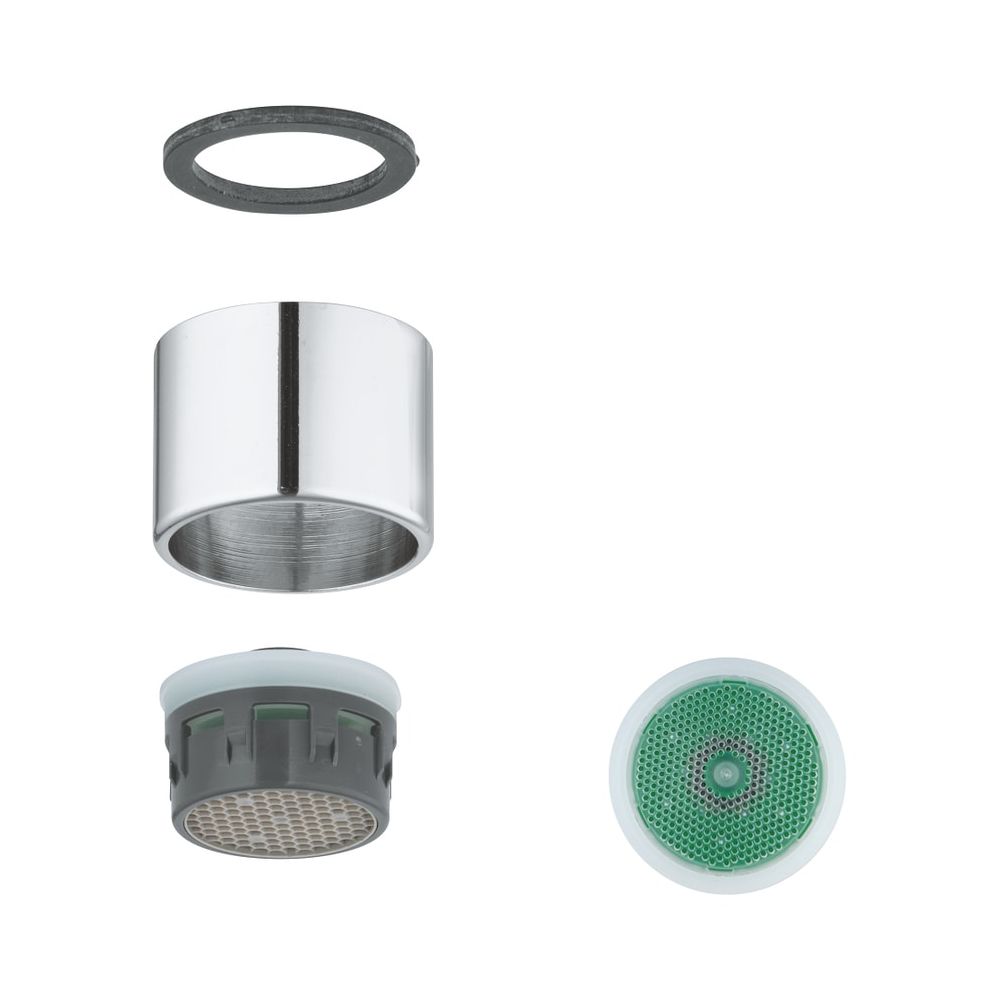 Grohe Mousseur réglable AquaGuide, filetage intérieur M22 x 1, classe de débit PCA, 5,7 l/min, chromé, 46894000