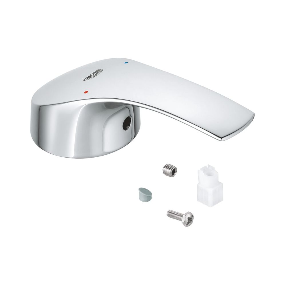 Grohe Levier pour mitigeur monocommande - Kit de montage prêt à poser pour cartouche 46 mm, métal, chromé, 46903000