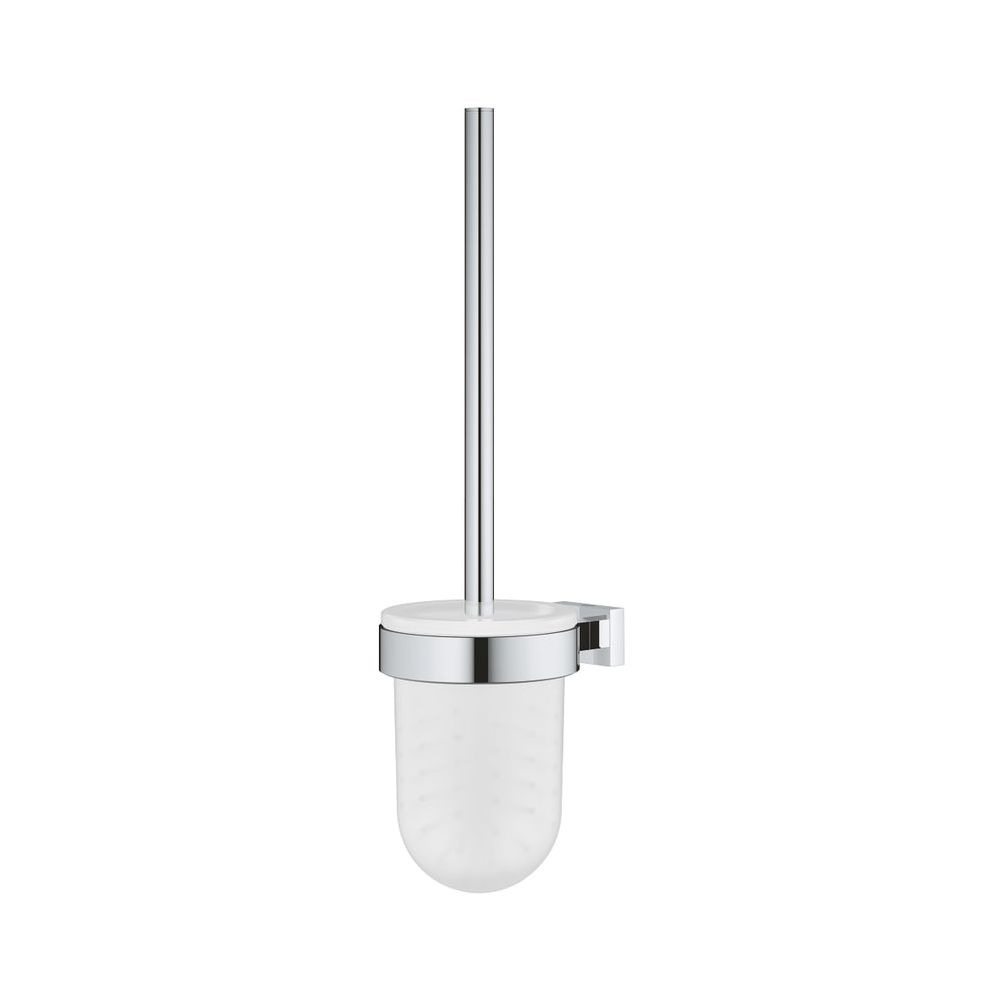 Grohe Essentials Cube Kit de brosse WC, fixation murale, Chrom, 40513001