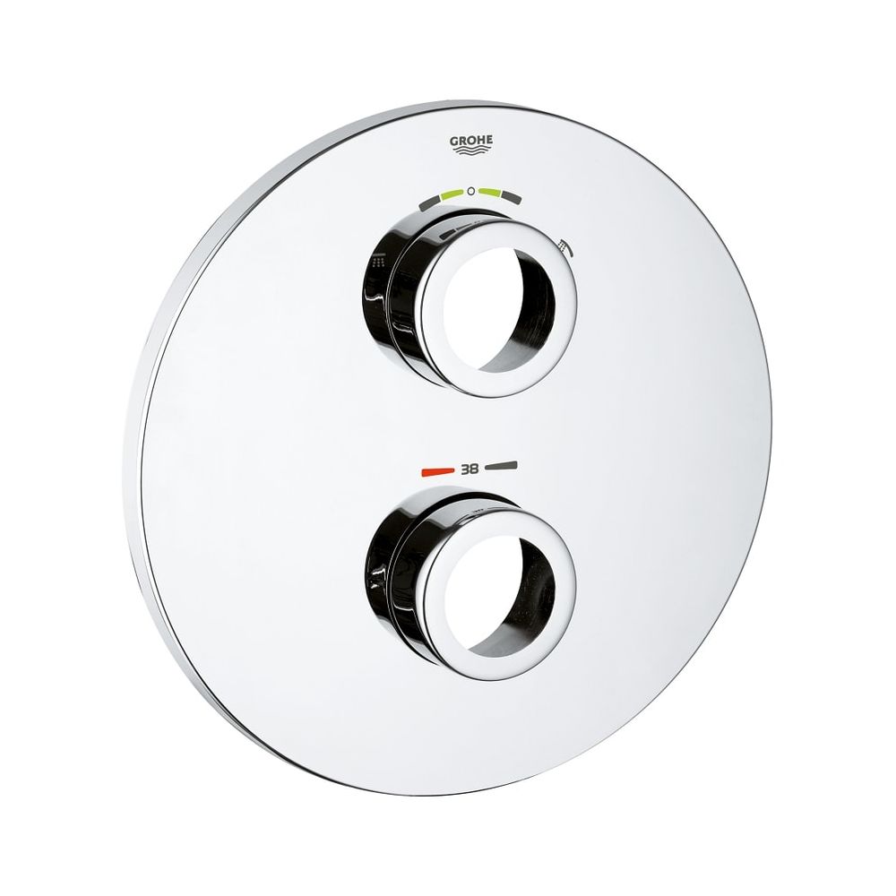 Rosace Grohe pour batteries thermostatiques Grohtherm 1000 avec AquaDimmer Eco, chromé, 47987000