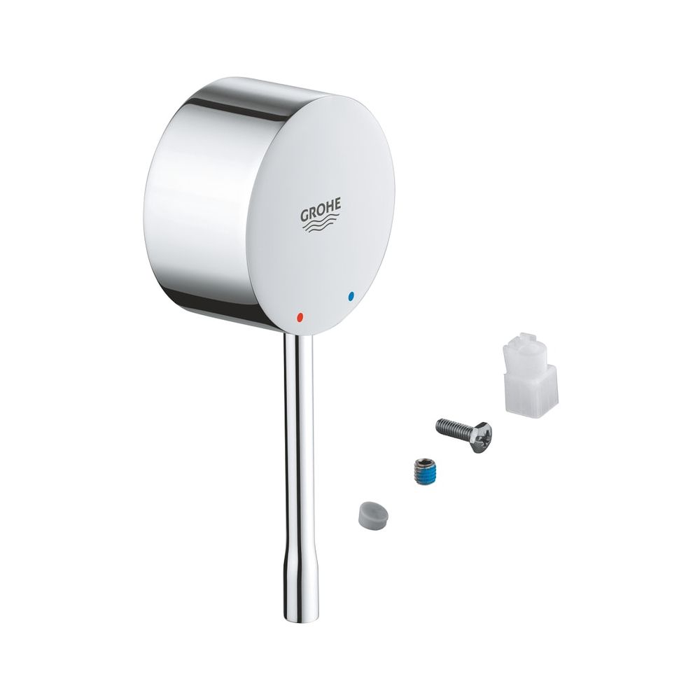 Levier pour mitigeur Grohe Essence (monocommande douchette et baignoire), kit de montage complet pour cartouche 46 mm, métal, chromé, 46915000