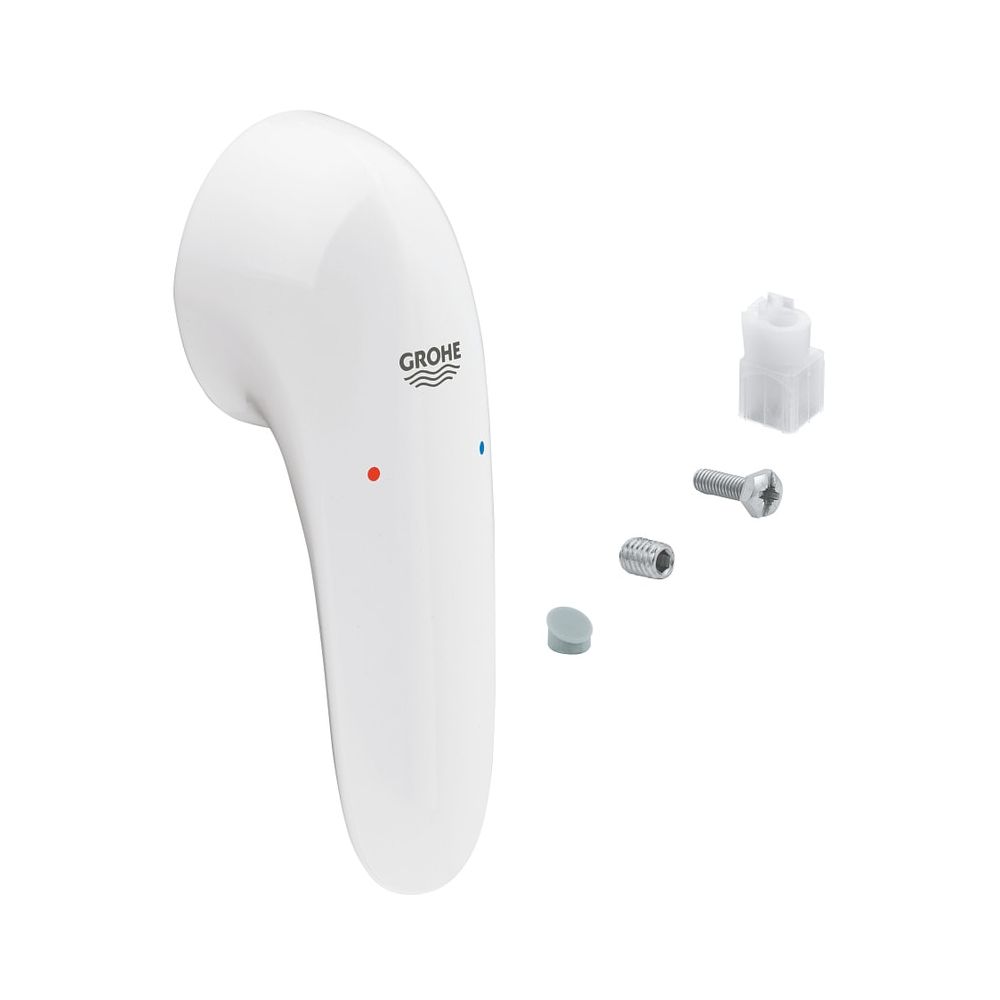 Grohe Levier pour mitigeur à deux trous avec cartouche 35 mm, Moon White, 46955LS0