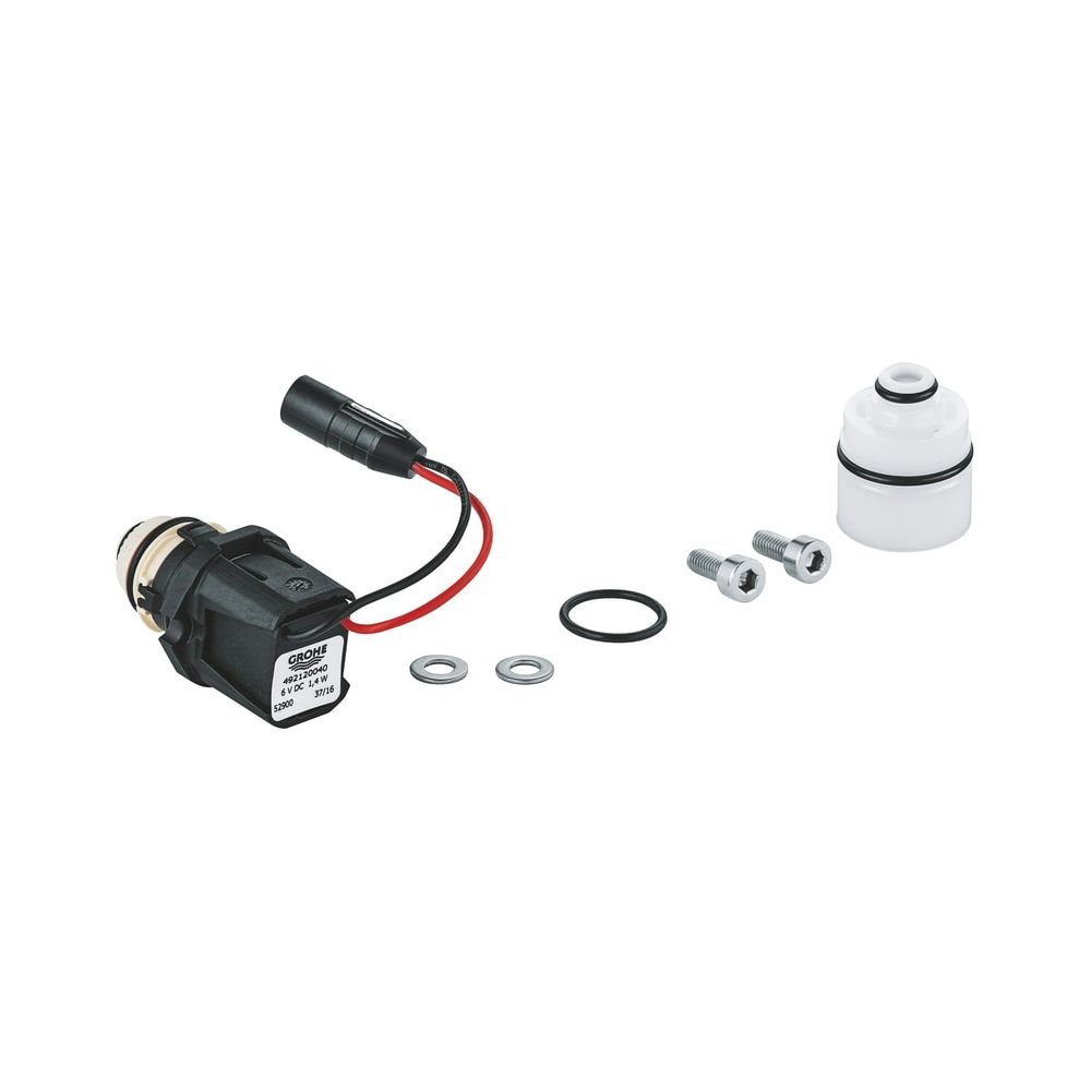 Grohe Électrovanne pour robinetterie électronique infrarouge Eurosmart CE, Essence E et Bau Cosmopolitan E, lavabo, 6 V et 230 V, chromé