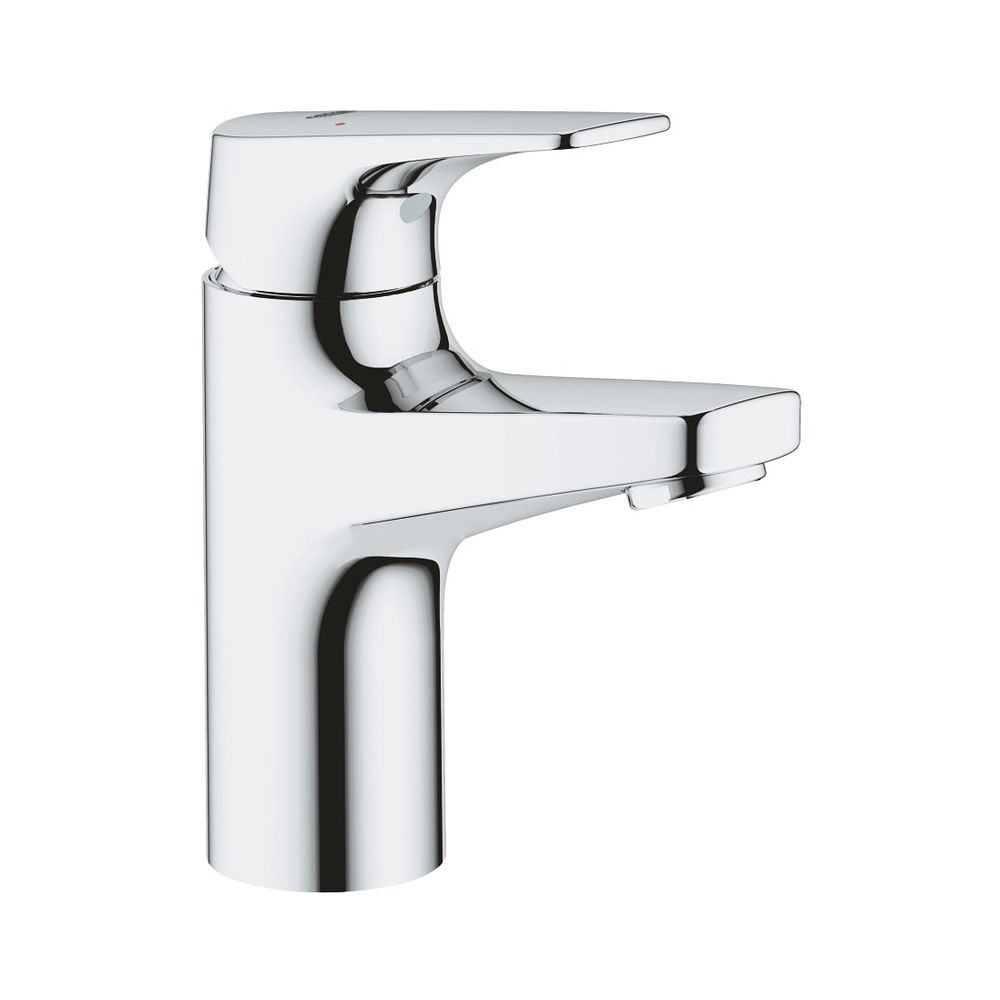 Robinetterie de lavabo Grohe BauFlow 1 trou, taille S, corps lisse, chromé, 23752000