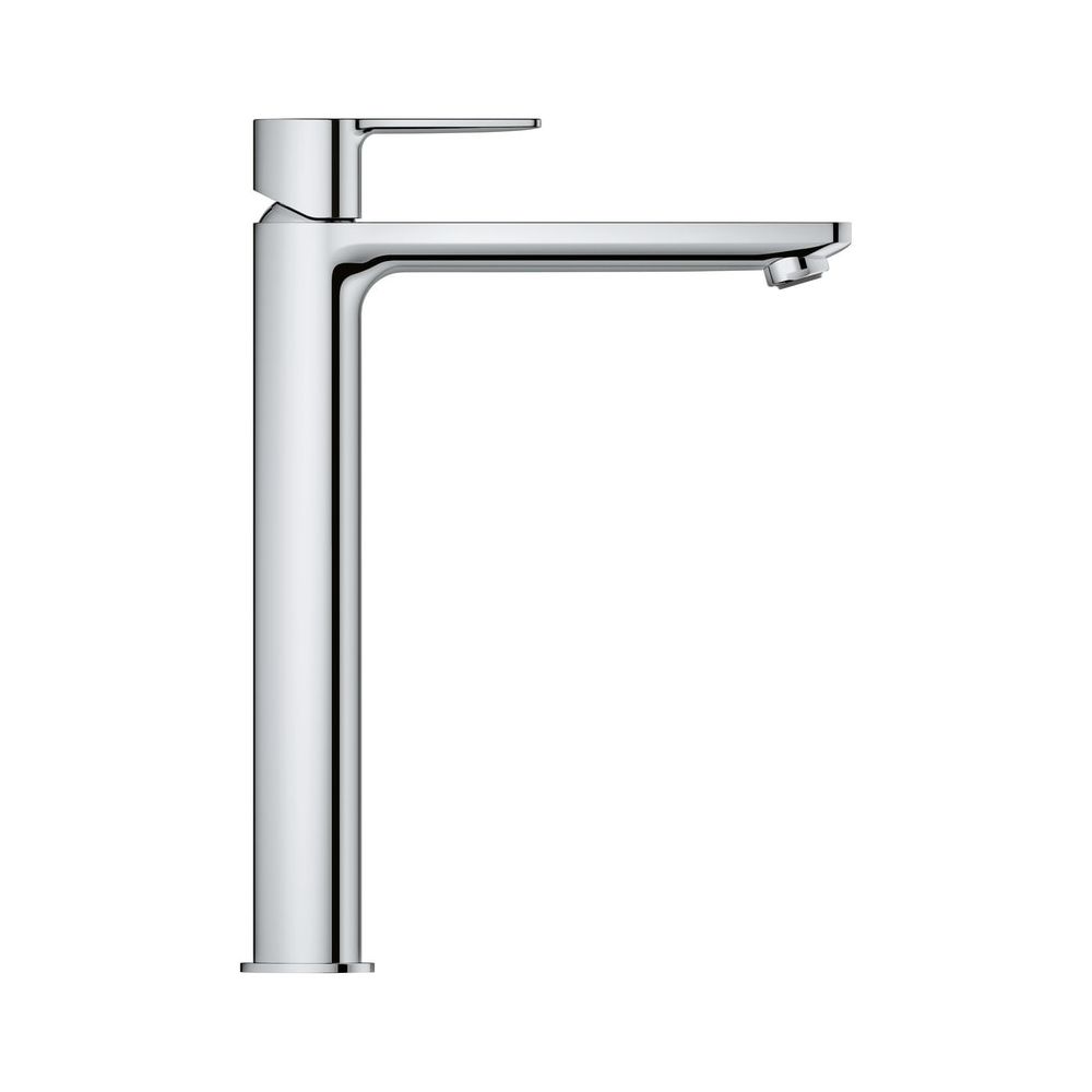 Robinetterie linéaire monocommande pour lavabo Grohe, taille XL, montage 1 trou, pour vasques indépendantes, corps lisse, chrome