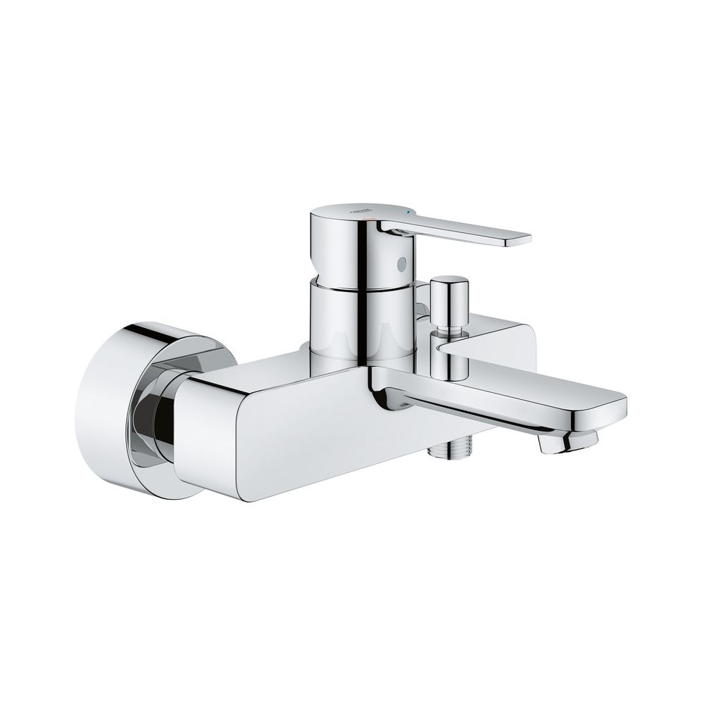 Robinetterie de baignoire monocommande linéaire Grohe, montage mural, avec limiteur de température, chromé, 33849001