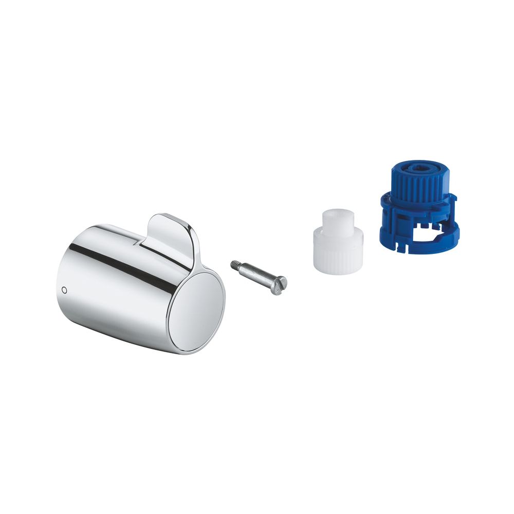 Grohe Poignée d'arrêt, montage mural, avec dessus en céramique, pour Grohtherm Special Thermostats douche/lavabo, chromé, 49006000
