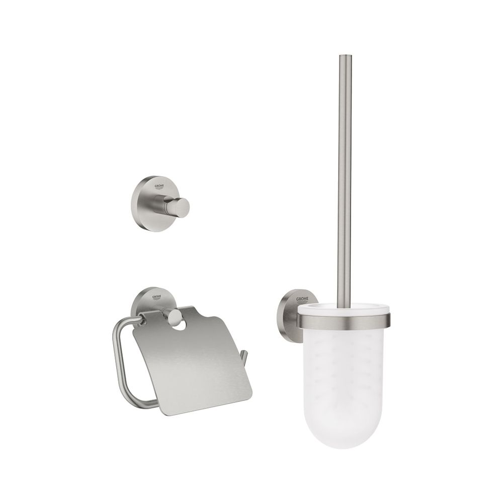 Set WC 3-en-1 Grohe Essentials, Supersteel, référence 40407DC1