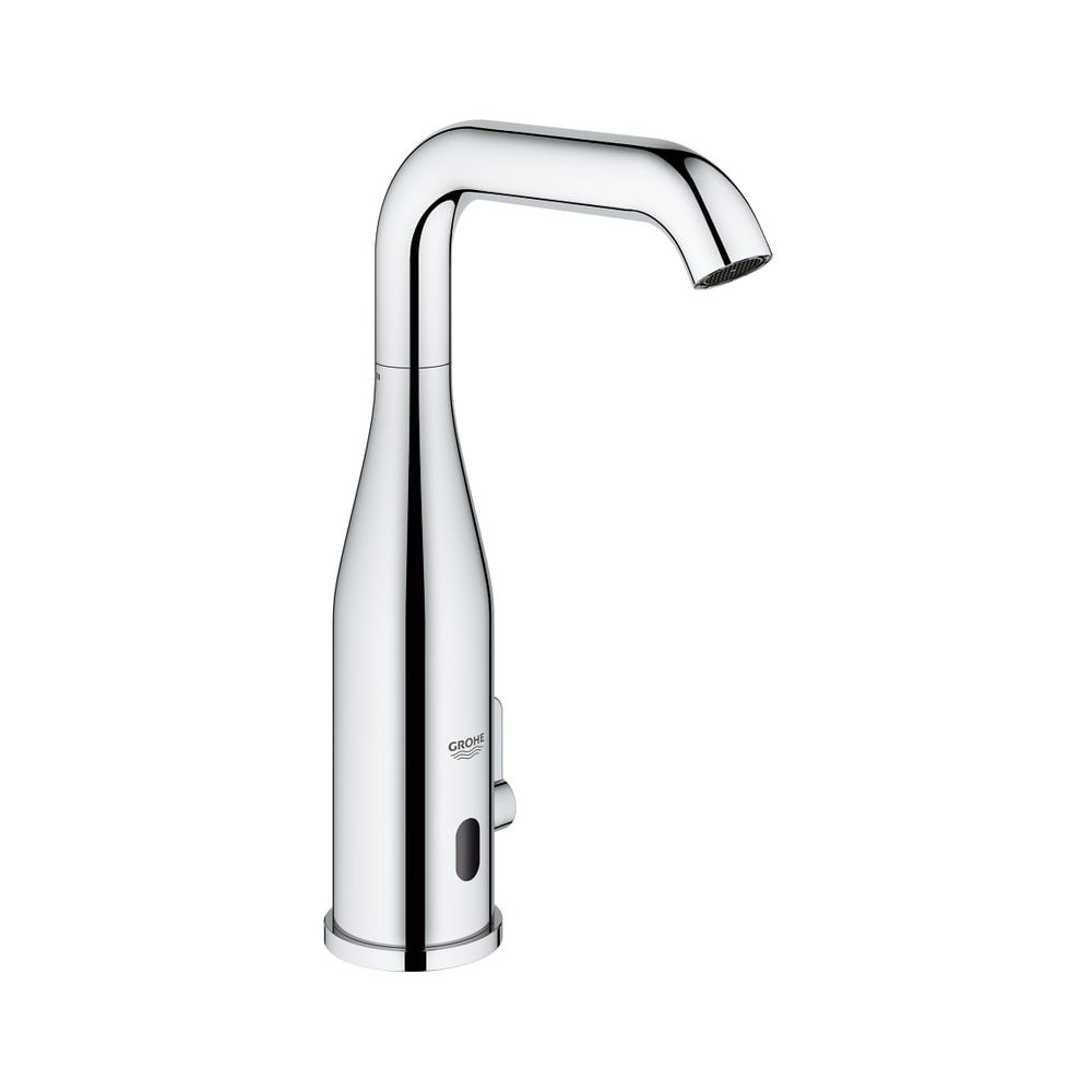 Robinetterie de lavabo à infrarouge Grohe Essence E, DN 15, 230V, avec mélangeur et limiteur de température réglable, chromé