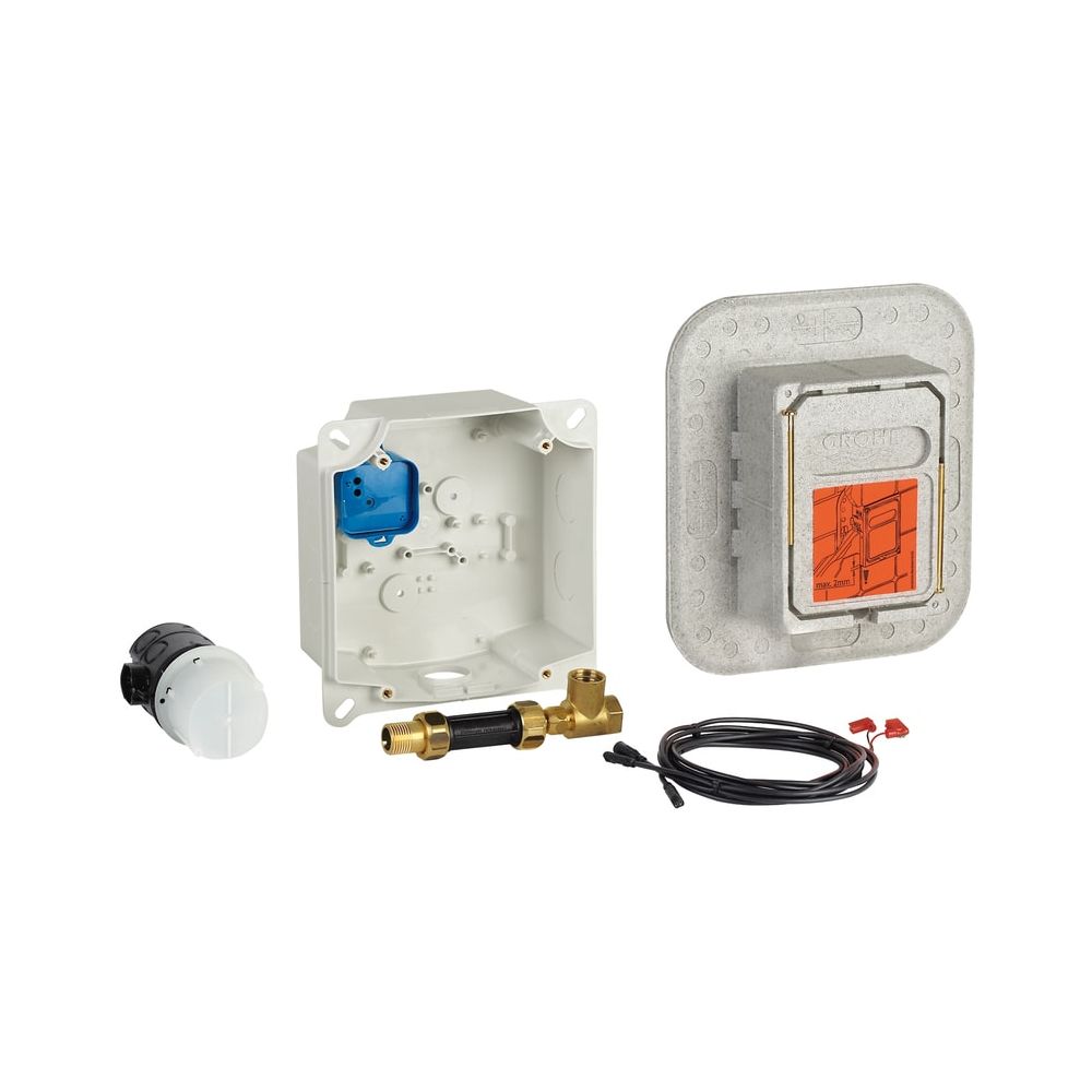 Grohe Boîtier encastré pour eau prémélangée/eau froide pour kit de montage prêt à poser infrarouge pour lavabo, 36264001