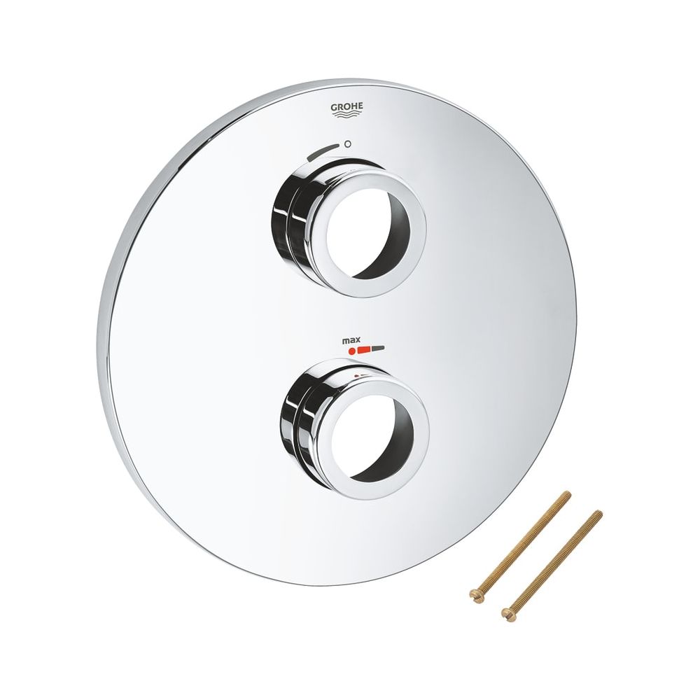 Grohe Rosace pour kit de montage Grohtherm Special mitigeur thermostatique de douche, chromé, 49013000