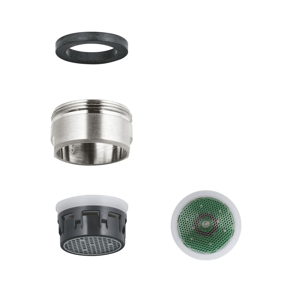 Aérateur réglable Grohe, Supersteel, 46837DC0