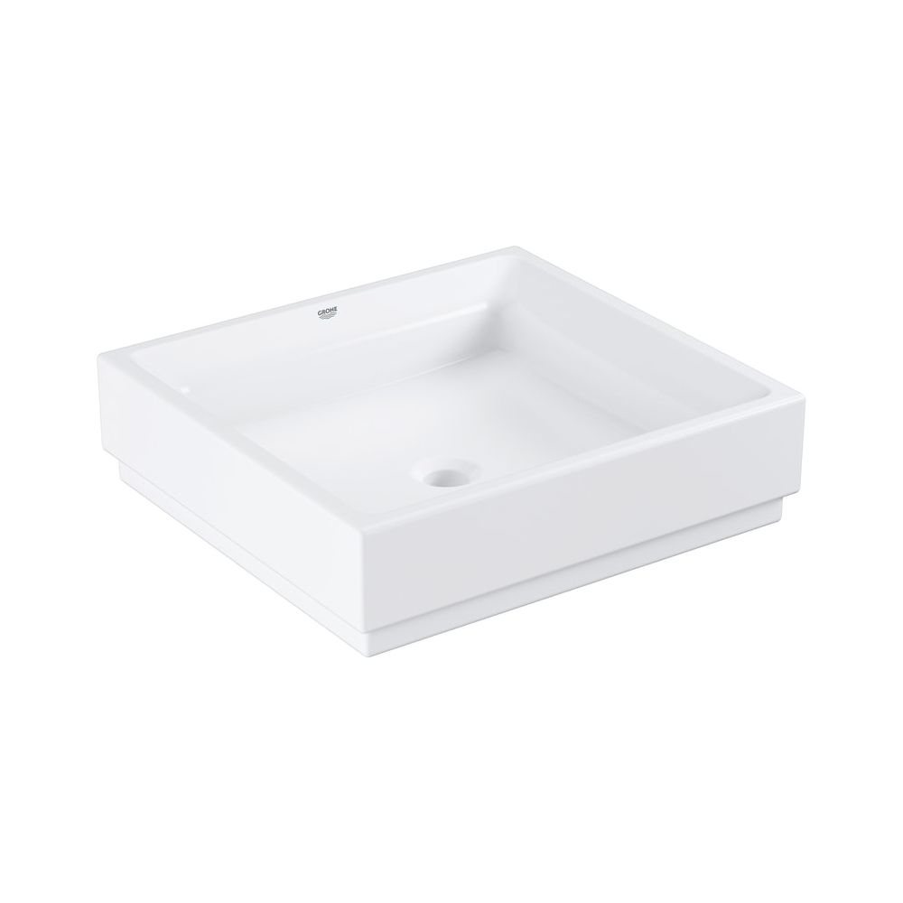 Bac de douche Grohe Cube en céramique, 500×130×470 mm, PureGuard, blanc alpin, 3948100H