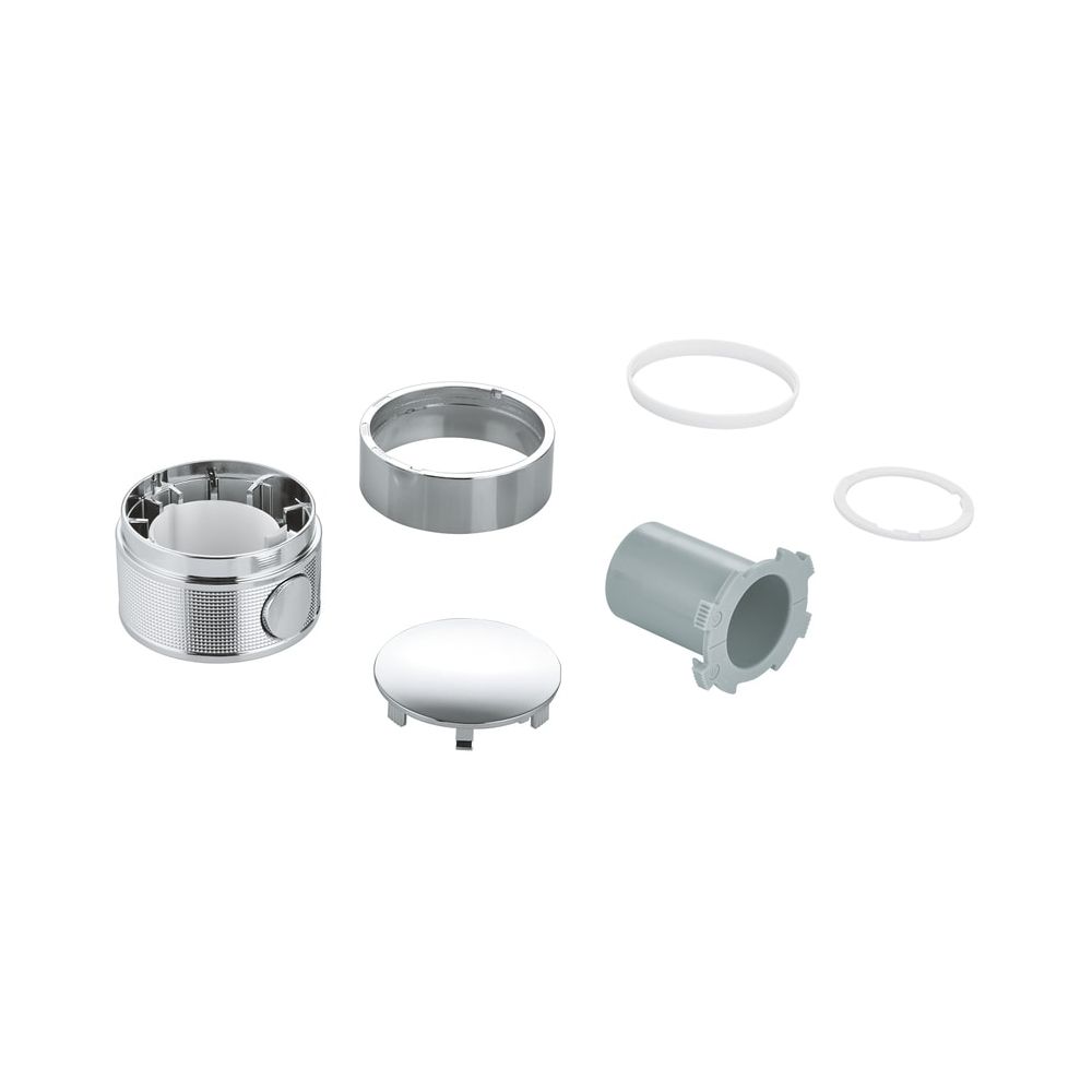 Poignée de sélection de température pour kit de montage Grohtherm SmartControl Grohe, Chrome, 49029000