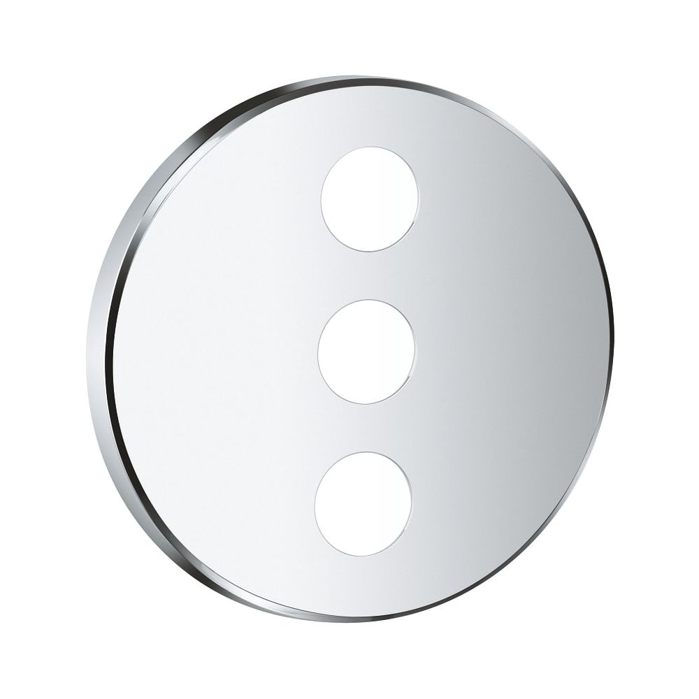 Rosace ronde Grohe SmartControl pour kit de montage encastré 3 voies, chromé, 48366000