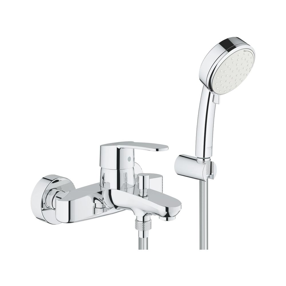Grohe Mitigeur monocommande pour baignoire Eurostyle Cosmopolitan, avec set de fixation mural, Chromé, 3359220A