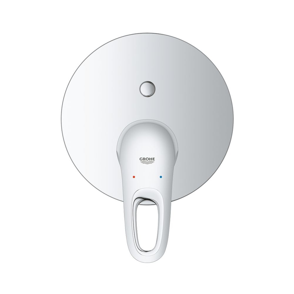 Robinet de baignoire Grohe Eurostyle à levier unique, kit de montage complet pour levier ouvert, chromé, 24049003