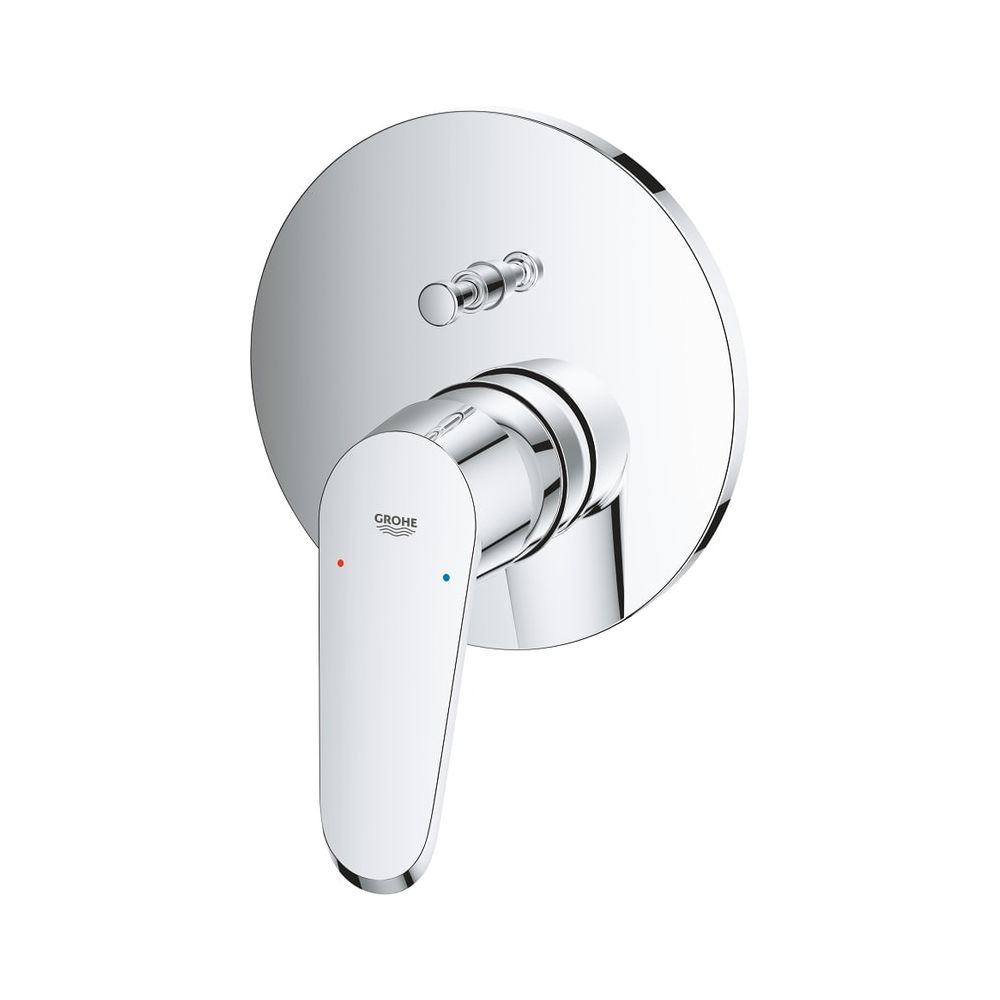 Mitigeur monocommande Grohe Eurodisc Cosmopolitan pour baignoire, kit de montage prêt à poser pour Rapido SmartBox, chromé, 24056002