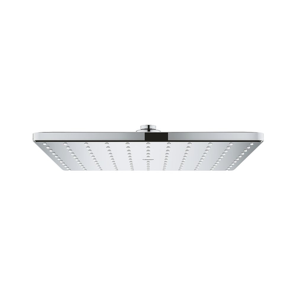 Grohe Rainshower Mono pommeau de douche Cube 310, fond chromé, 1 mode de jet, chromé, 26567000
