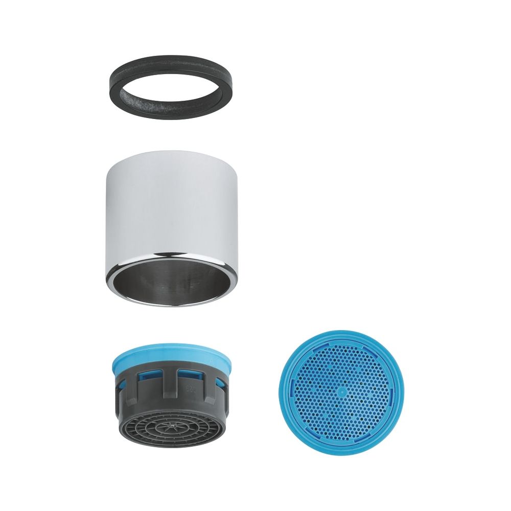 Grohe Mousseur, filetage intérieur M22x1, classe de débit A, 15,0 l/min à 3 bar, chromé, 48418000