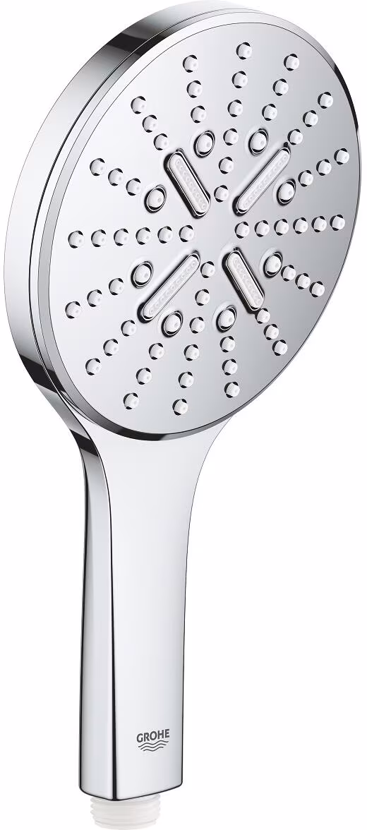 Pommeau de douche Grohe Rainshower Smartactive 130 3 modes, chromé (26574000)