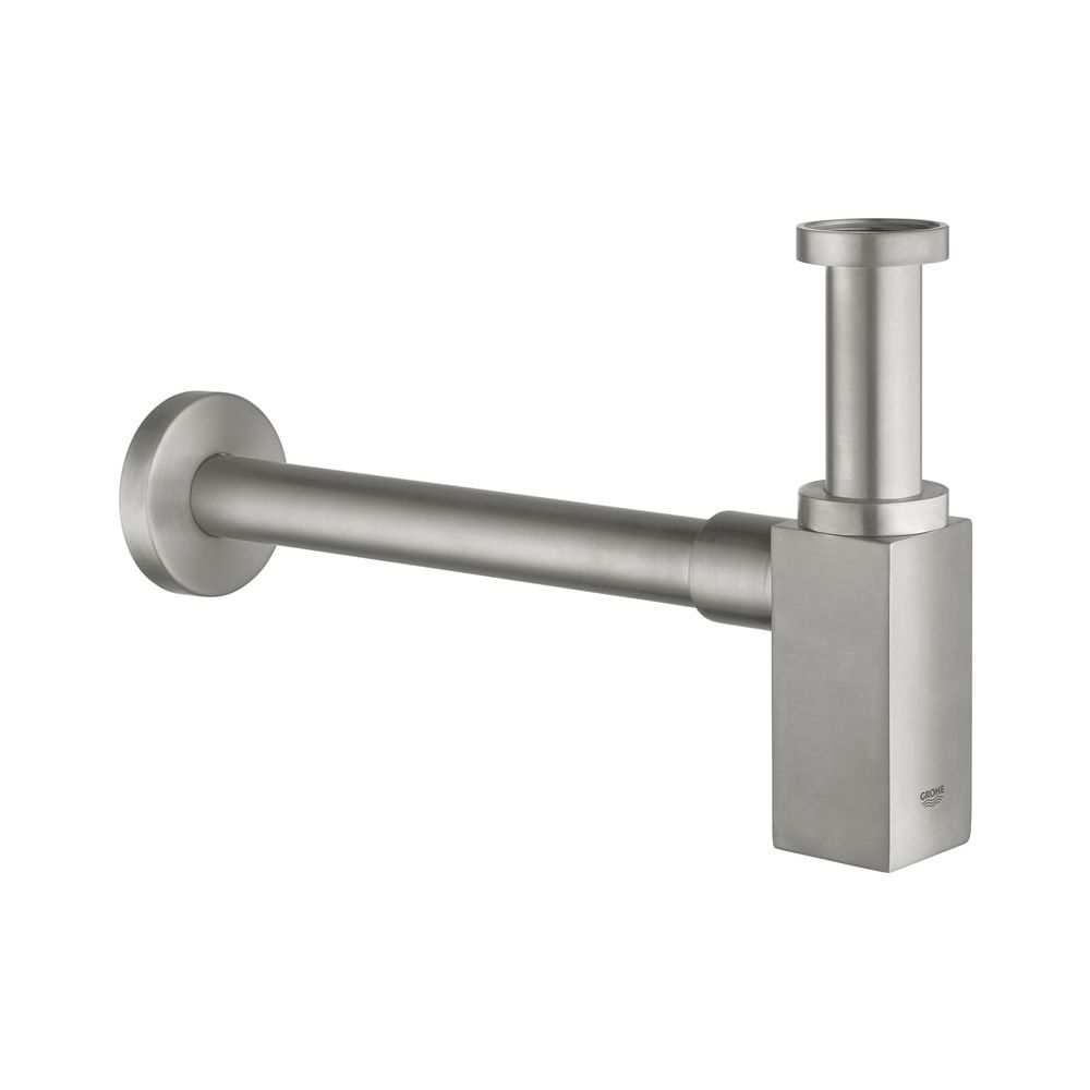 Siphon d'évacuation carré pour lavabo Grohe, Supersteel, 40564DC0