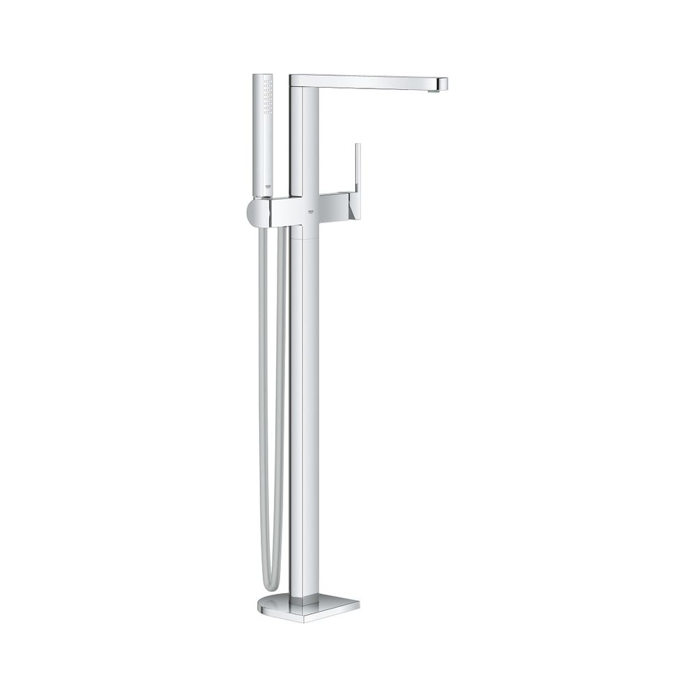 Grohe Robinetterie de baignoire monotrou à montage au sol, kit de montage complet pour 45984001, Chromé, 23846003