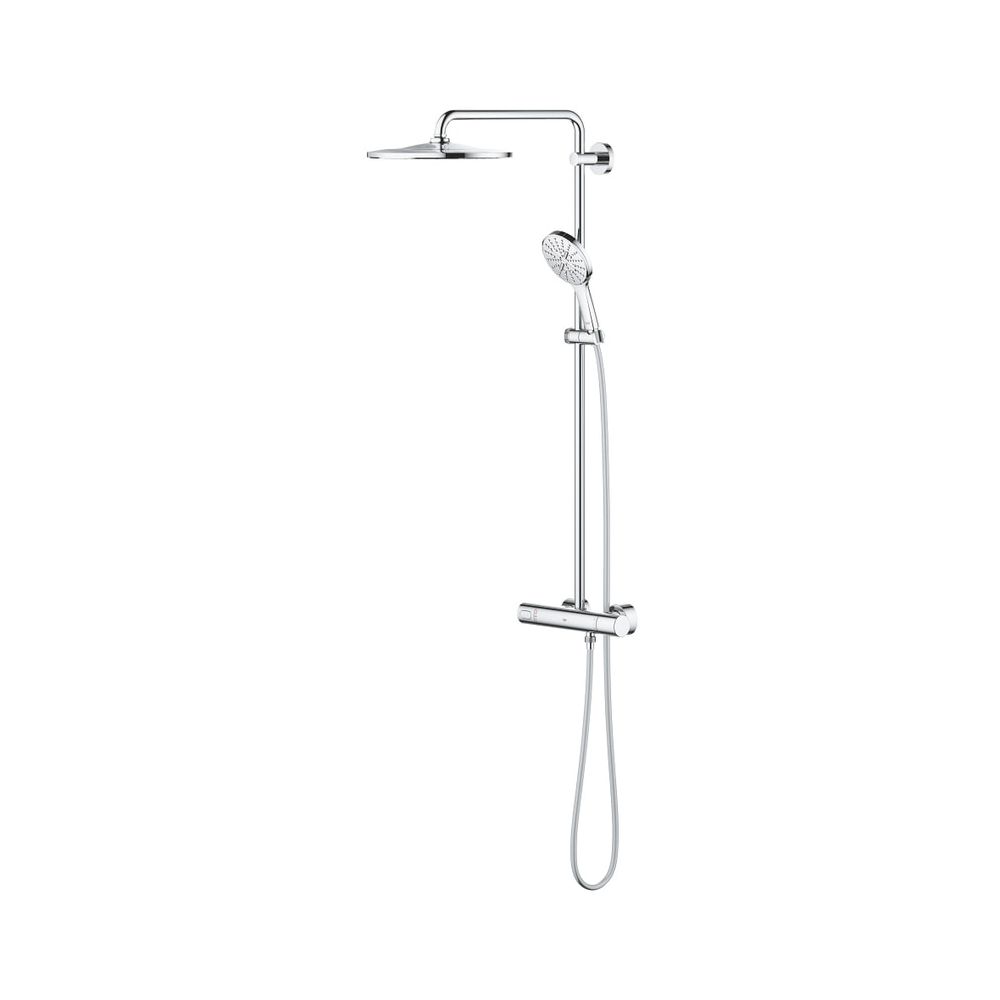 Système de douche Grohe Rainshower SmartActive 310 avec batterie thermostatique AP, 450 mm, Mono 310, SmartActive 130, chromé
