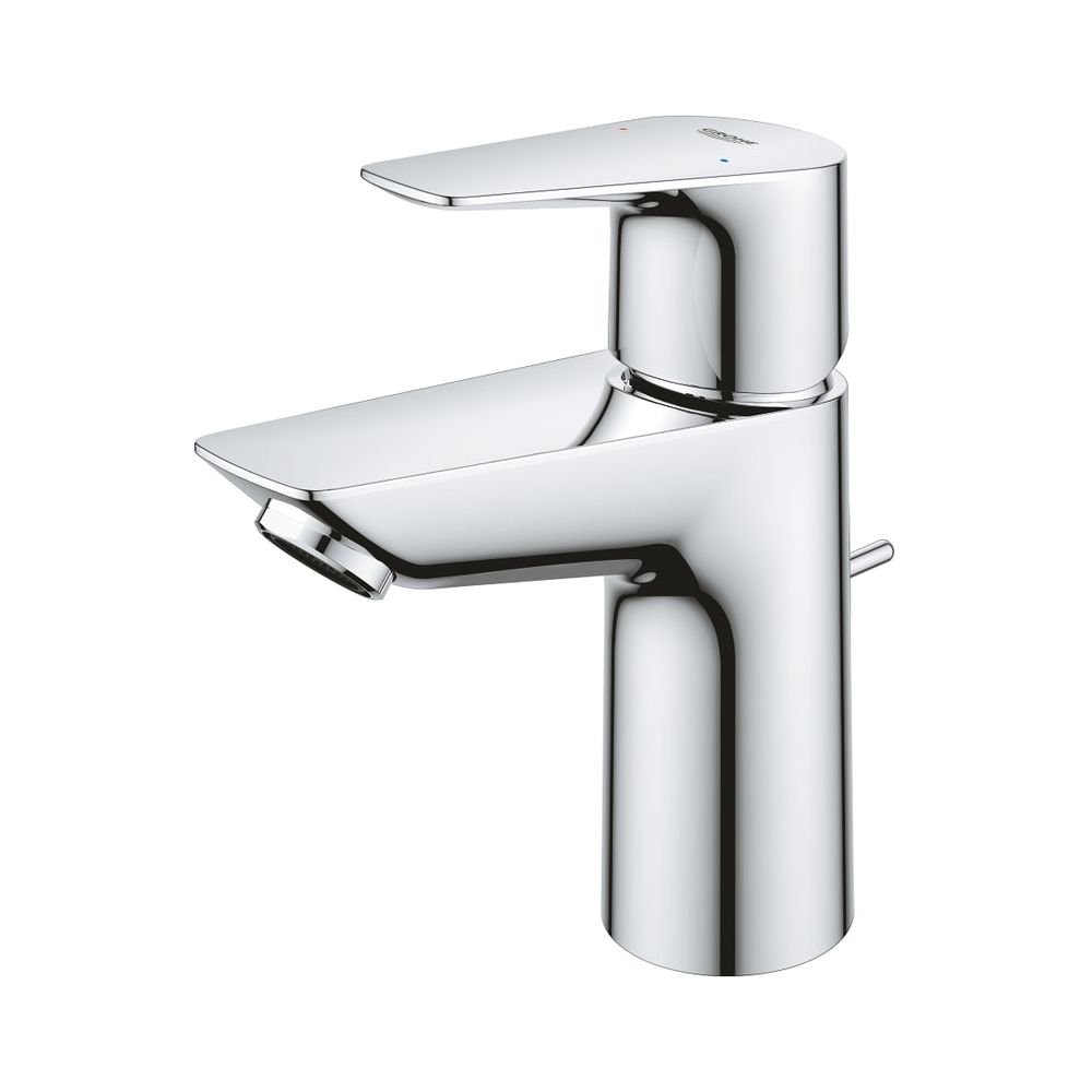 Grohe BauEdge Robinetterie de lavabo, montage à un trou, à une commande, avec limiteur de température, chromé, 23328001
