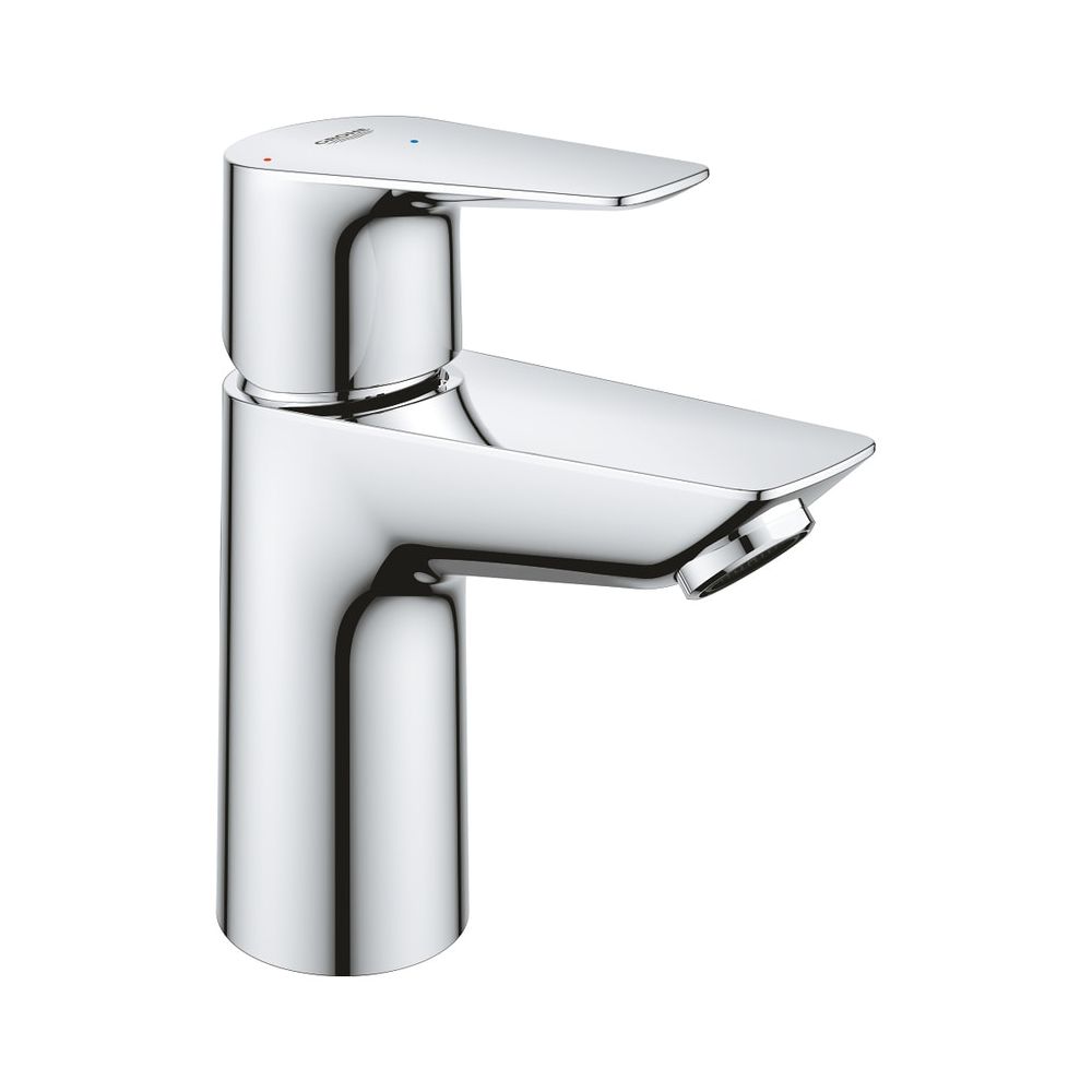 Robinetterie de lavabo Grohe BauEdge, montage à 1 trou, à levier unique, EcoMode, chromé, réf. 23559001