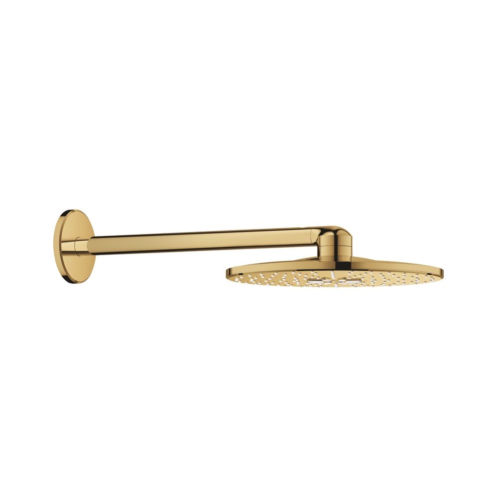 Kit pommeau de douche Grohe Rainshower SmartActive 310, rond, bras de douche horizontal 430 mm, 2 types de jets, Cool Sunrise, 26475GL0
