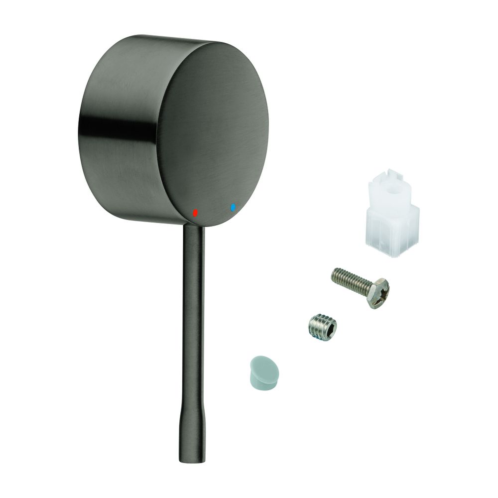 Levier Grohe pour Essence pour mitigeur monocommande de douche et baignoire, kit de montage complet pour cartouche 46 mm, métal, graphite dur