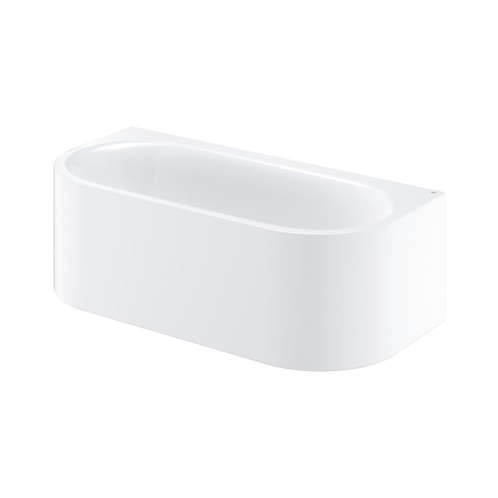 Grohe Essence baignoire à encastrer, 1800x850mm, hauteur 575mm, avec trop-plein, blanc alpin, 39622000