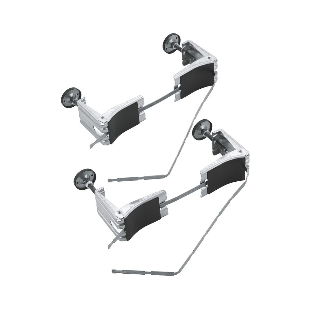 Pieds Grohe Essence pour baignoire encastrable, réglage individuel de la hauteur de chaque pied, chromé, 49115000