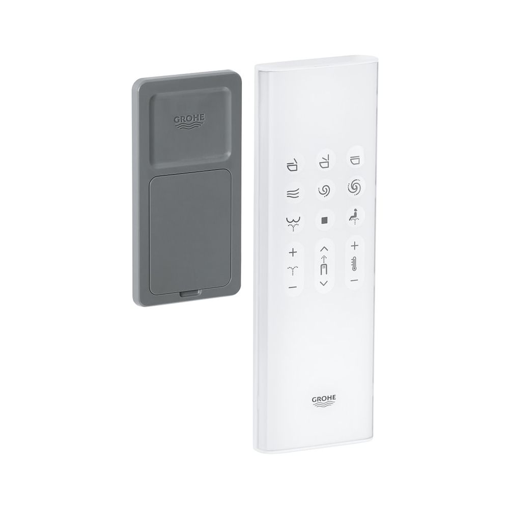 Télécommande Grohe pour Sensia Arena WC douche 39354SH0 et 39354SH1, avec support mural, blanc, 14926002