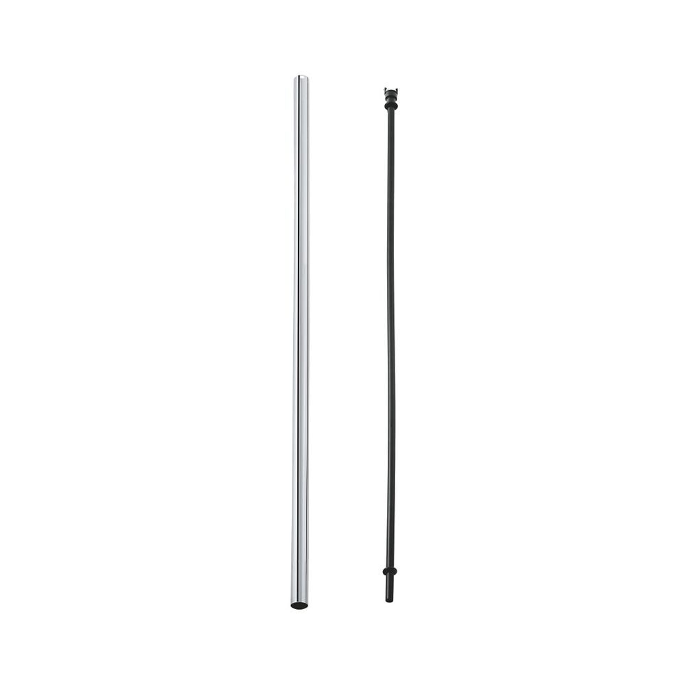 Grohe Tube de rechange, 15 cm plus court pour systèmes de douche Rainshower/Euphoria (sauf SmartControl), non compatible avec les douchettes latérales, chromé