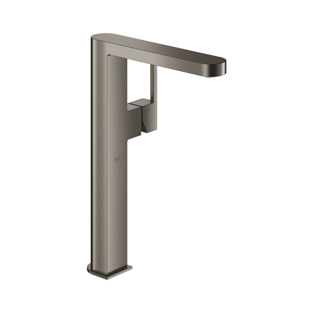 Grohe robinetterie de lavabo à levier unique, taille XL, montage à 1 trou, pour lavabos sur colonne, corps lisse, finition Graphite Hard, 23974000