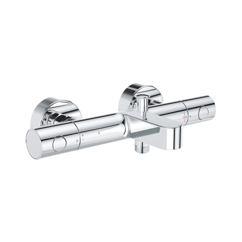 Grohe Grohtherm 800 C Mitigeur thermostatique pour baignoire, montage mural, chromé, 34766000