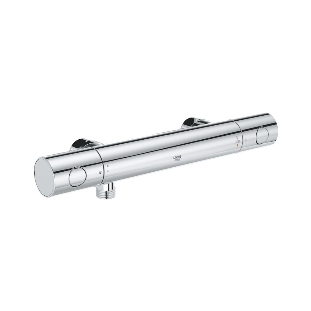 Grohe Grohtherm 800 Mitigeur thermostatique Cosmopolitan pour douche, montage mural, sans raccords, chromé, 34767000