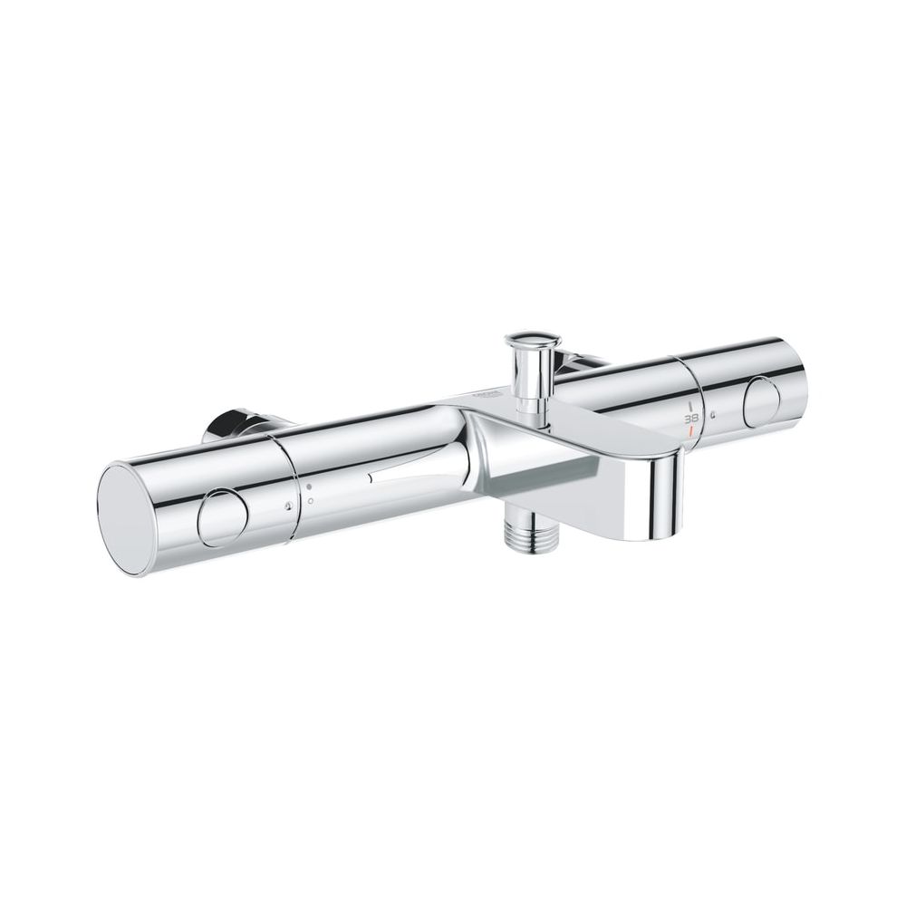 Robinetterie thermostatique Grohe Grohtherm 800 Cosmopolitan pour baignoire, montage mural, sans raccords, chromé, 34770000