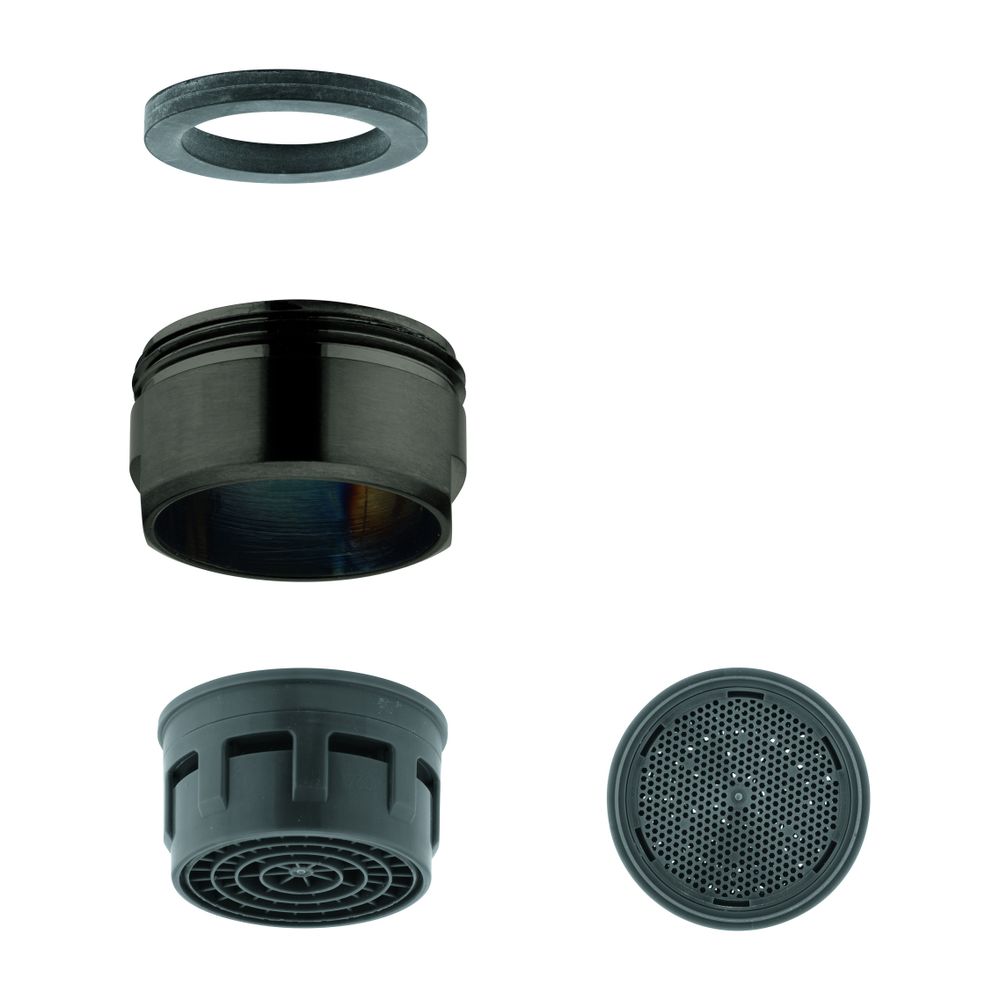 Grohe Mousseur à filetage extérieur M24x1, Graphite dur brossé, 13952AL0