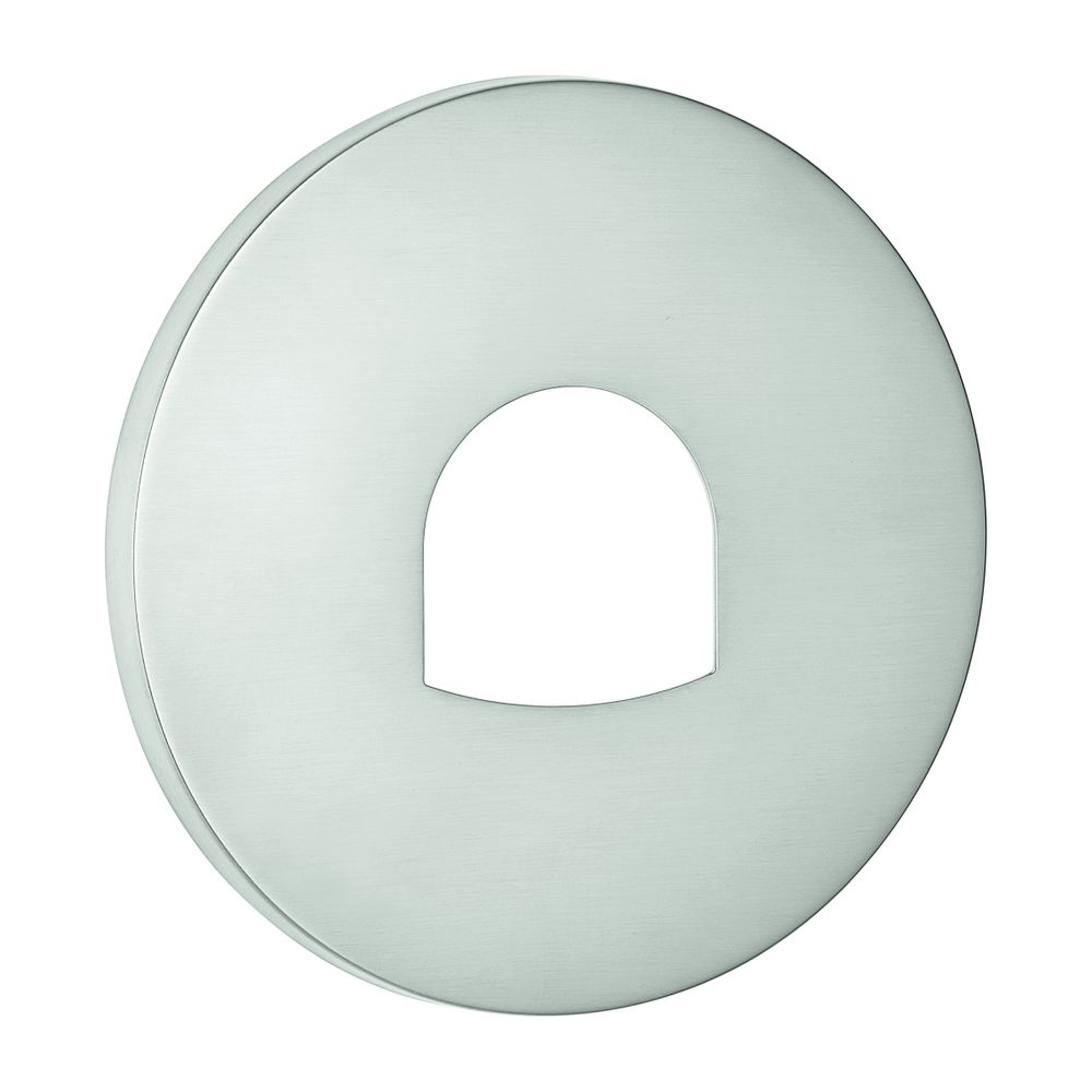 Rosette ronde Grohe pour kit de montage prêt à poser de mitigeur monocommande, étanchéité rosette/arbre cachée, Supersteel, 49116DC0
