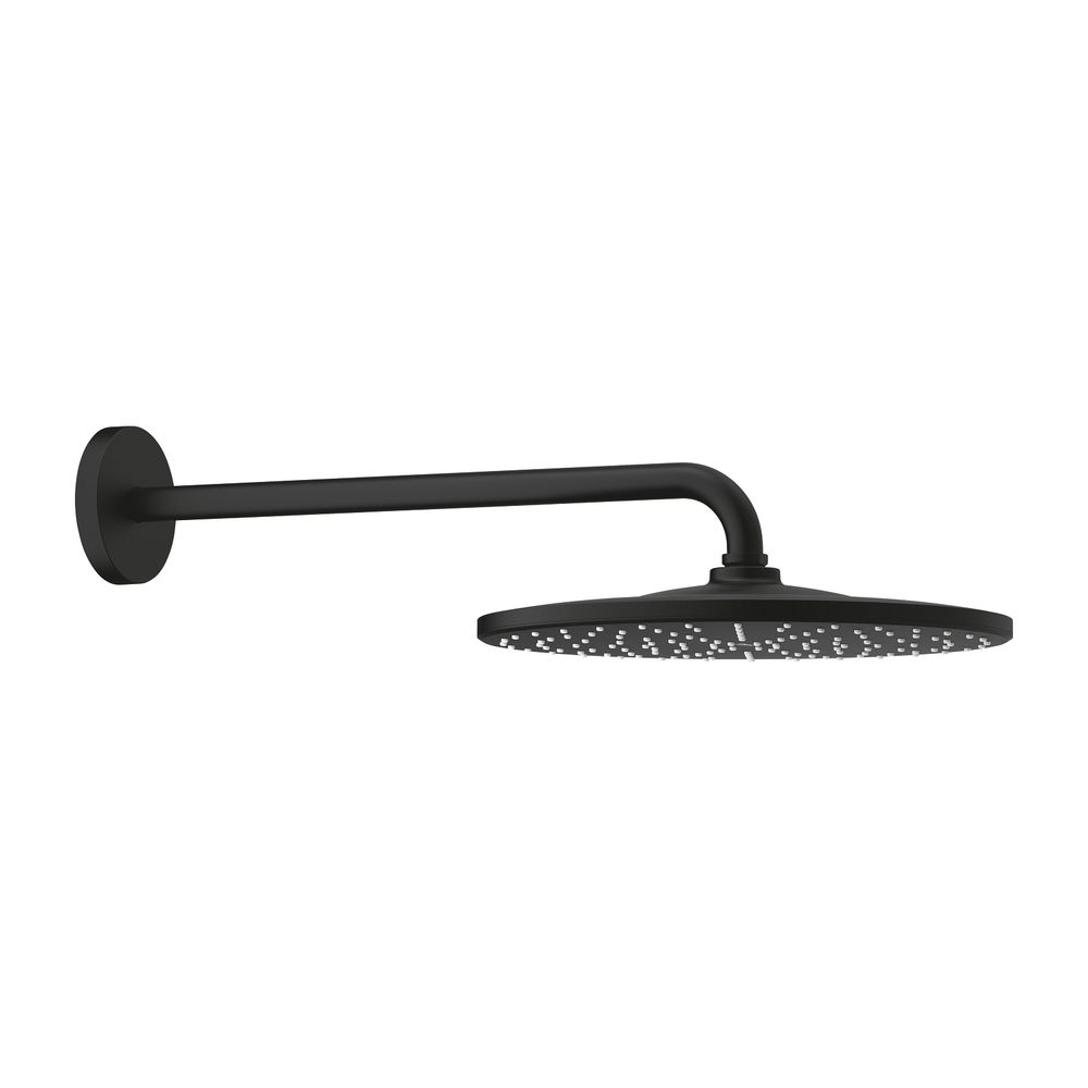 Set de douchette Grohe Rainshower Mono 310, barre de douche 422 mm, 1 type de jet, régulateur de débit 9,5 l/min, Phantom Black